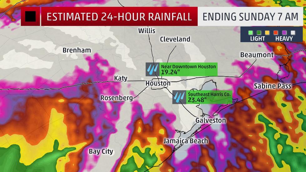 Harvey s Catastrophic Texas Rainfall Flooding Threat to Continue